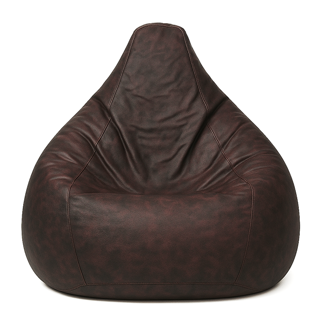 Chocolate brown bean bags