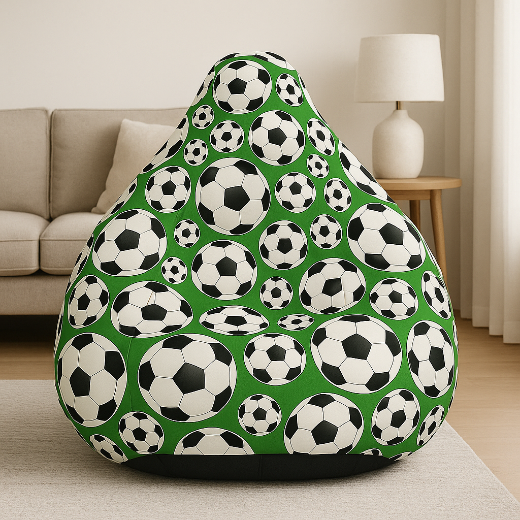 Foot ball with Green
