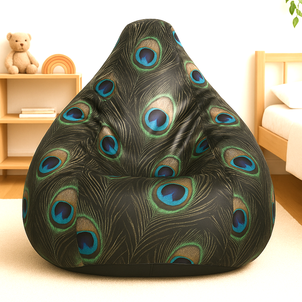 Peacock Design Bean bag